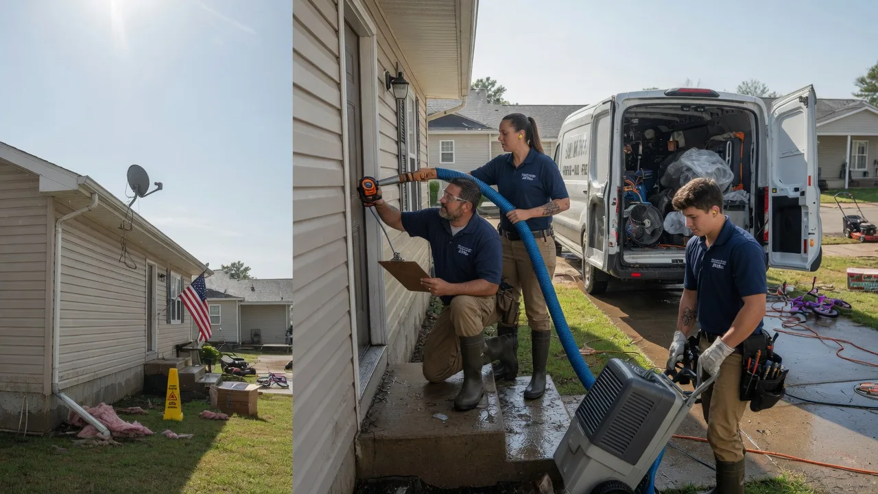 Ceiling Water Damage Restoration in Bergenfield, NJ near me